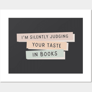 Book Taste Posters and Art